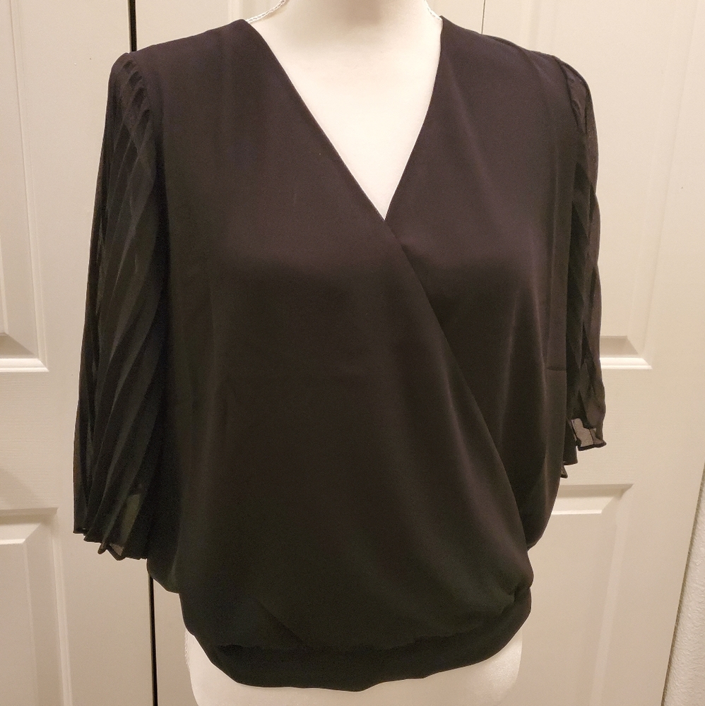 Naked Zebra Black Lightweight Blouse